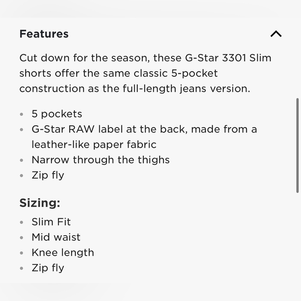 G-Star Raw 3301 Slim Denim Shorts - Picture 6 of 11